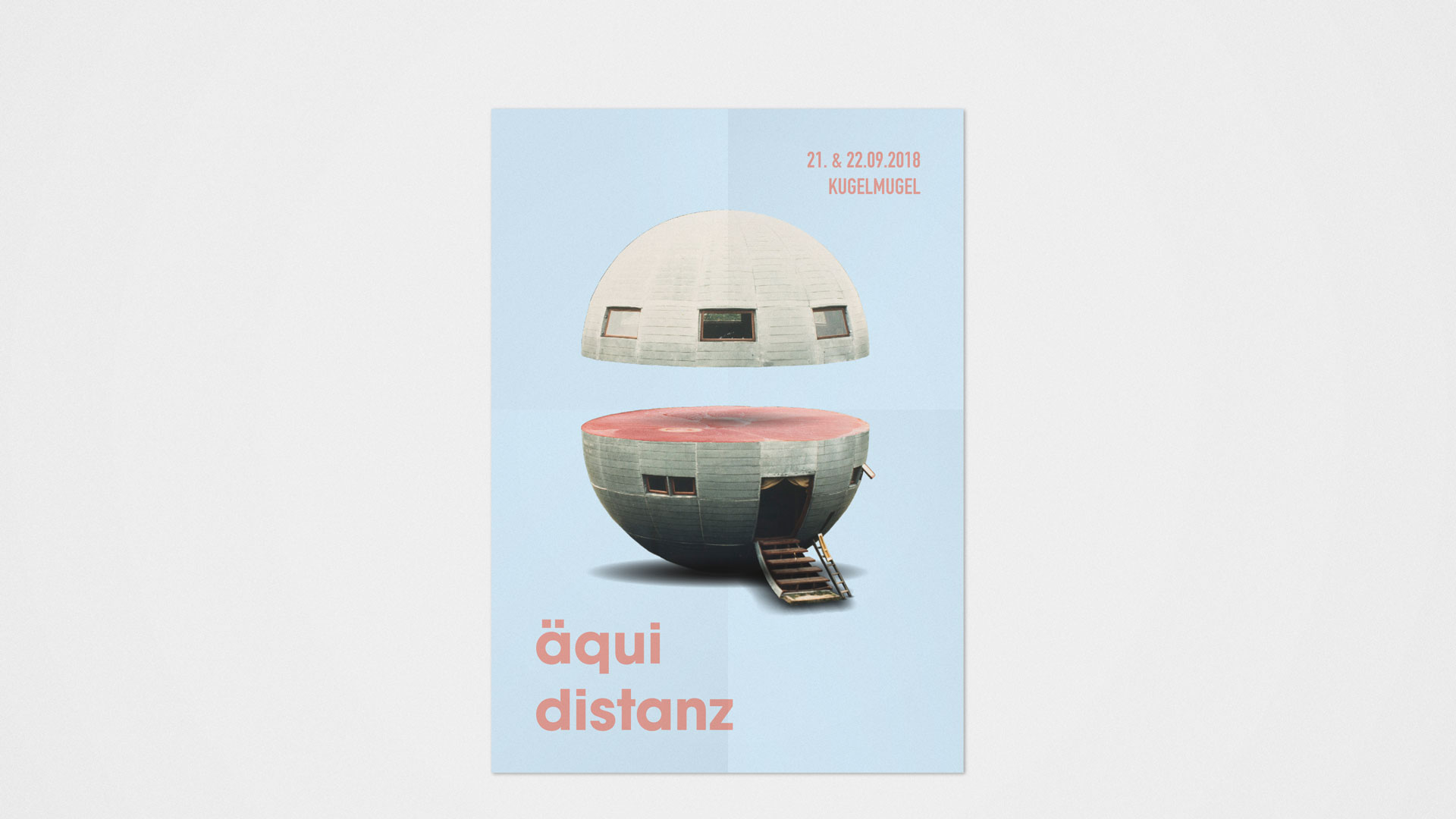 Poster for Äquidistanz Festival 2018